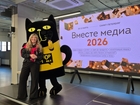 Кот «Юмор ФМ» произвел фурор на конференции «Вместе Медиа»